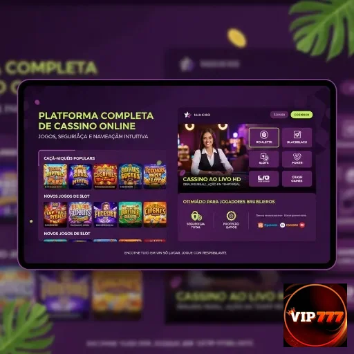 Ilustração de Explore o aplicativo cassino vip777 com segurança e agilidade